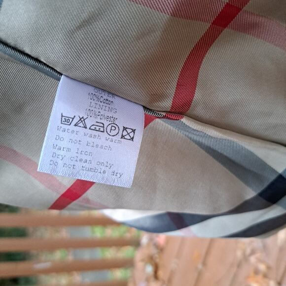 Burberry's Nova Check Jacket Coat Women Beige Size S - Picture 14 of 16